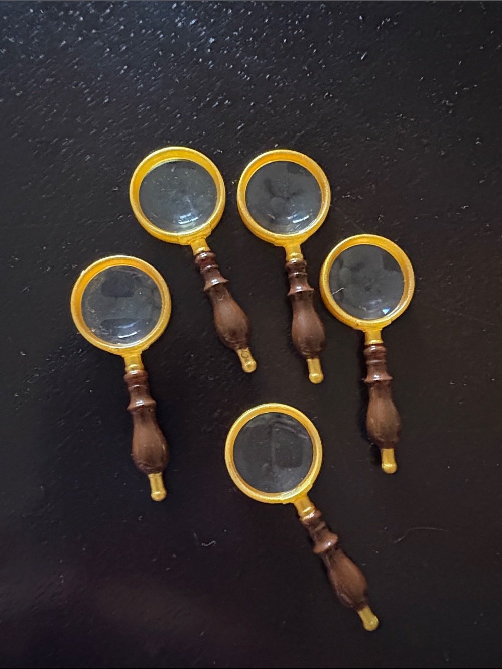 Mini brands Set of 5 Miniature Magnifying Glass